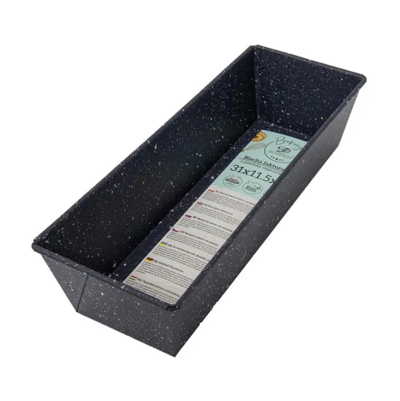 Blacha do ciasta 31x11 cm MeyerHoff z powłoką nieprzywierającą marmurową MeyerHoff keksówka