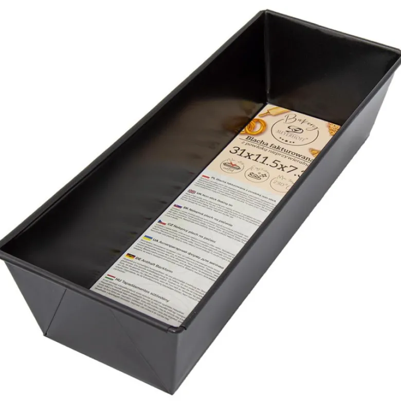 Blacha do ciasta 31x11 cm z powłoką nieprzywierającą keksówka 27944