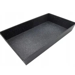 Blacha prostokątna forma do pieczenia 39,5x23,5 cm z stali węglowej i powłoki nieprzywierającej Tragar