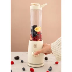 Blender personalny MG Home 500 ml 260W Butelka z ustnikiem, pokrywka i ostrze ze stali nierdzewnej