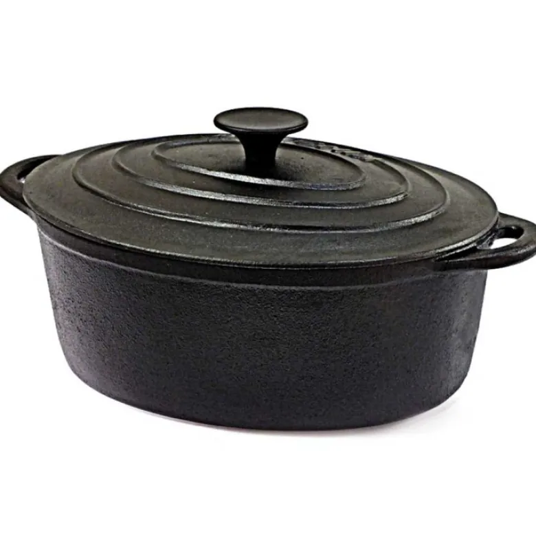 Brytfanna żeliwna Krisberg KR 2554 6.4L garnek 33 cm ciężki na indukcję