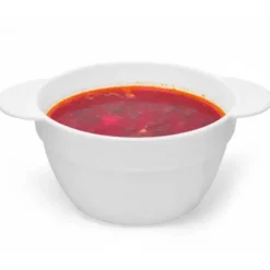 Bulionówka biała 600 ml zestaw 6 sztuk flaczarka szklana miseczka 19 cm salaterka Tragar 44099