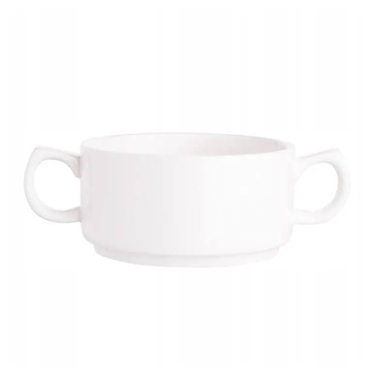Bulionówka biała porcelana 280 ml flaczarka zestaw 6 sztuk salaterka 11 cm Altom regular