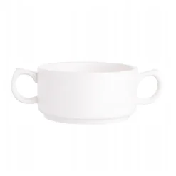 Bulionówka biała porcelana 280 ml flaczarka zestaw 12 sztuk salaterka 11 cm Altom regular