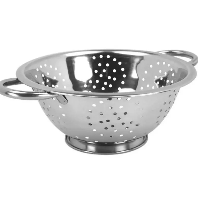 Cedzak nierdzewny 24 cm durszlak stojący MeyerHoff MH-2