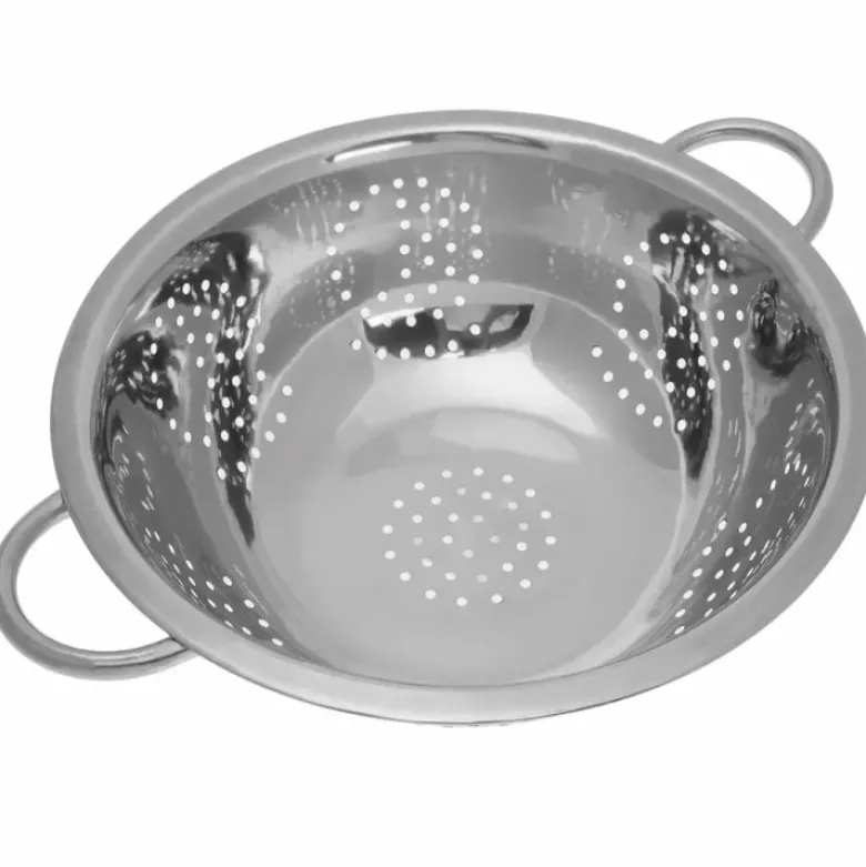 Cedzak nierdzewny 24 cm durszlak stojący MeyerHoff MH-2