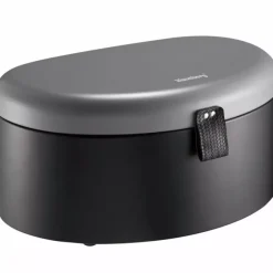 Chlebak metalowy Klausberg KB 7576 pojemnik na pieczywo czarny