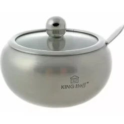 Cukiernica Kinghoff KH 3732 pojemnik na cukier +łyżeczka metal
