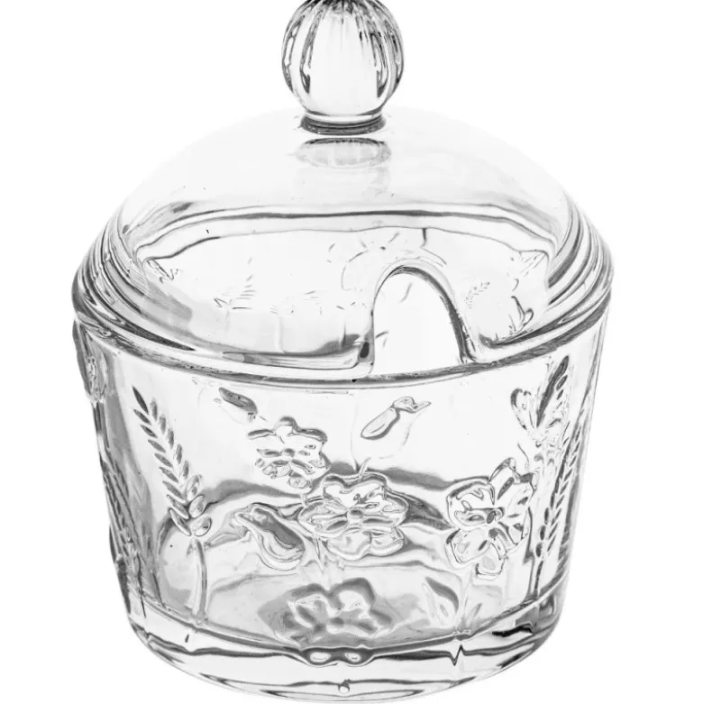 Cukiernica szklana 200 ml Altom Rosalie kwiatowy wzór