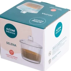 Cukiernica z pokrywką 210 ml z miejscem na łyżeczkę pojemnik na cukier Altom Design