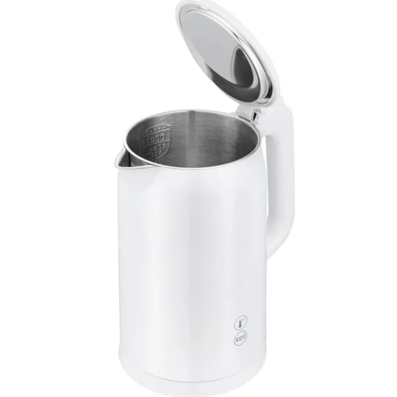 Czajnik elektryczny MG Home 1,7 L biały – regulacja temperatury, LED, 2200 W