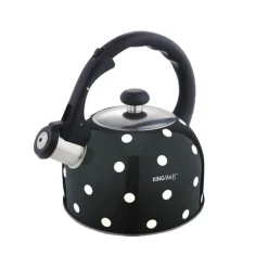 Czajnik na gaz Kinghoff KH 1051 czarny metalowy 2.6L