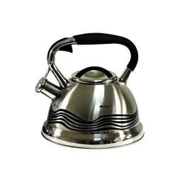 Czajnik tradycyjny KINGHOFF KH 3796 z gwizdkiem INDUKCJA metal stalowy