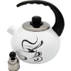 Czajnik tradycyjny z gwizdkiem emaliowany 2,5 litra filiżanka serce Kamille KM 1036