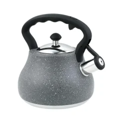 Czajnik ze stali Klausberg KB 7447 z gwizdkiem na indukcję 2.7L szary