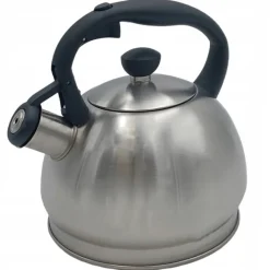 Czajnik z gwizdkiem Krisberg KR 2600 tradycyjny 2 litry indukcyjny srebrny