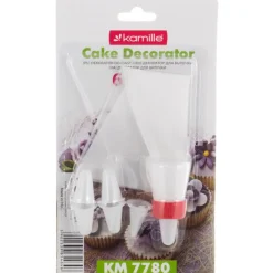 Dekorator do tortu ciast tylki biały rekaw szpryca KM 7780 Kamille