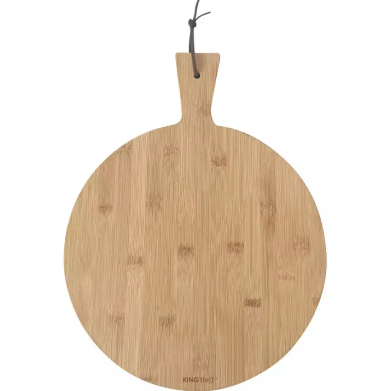 Deska do serwowania pizzy 30 cm drewniana okrągła KingHoff KH 1673