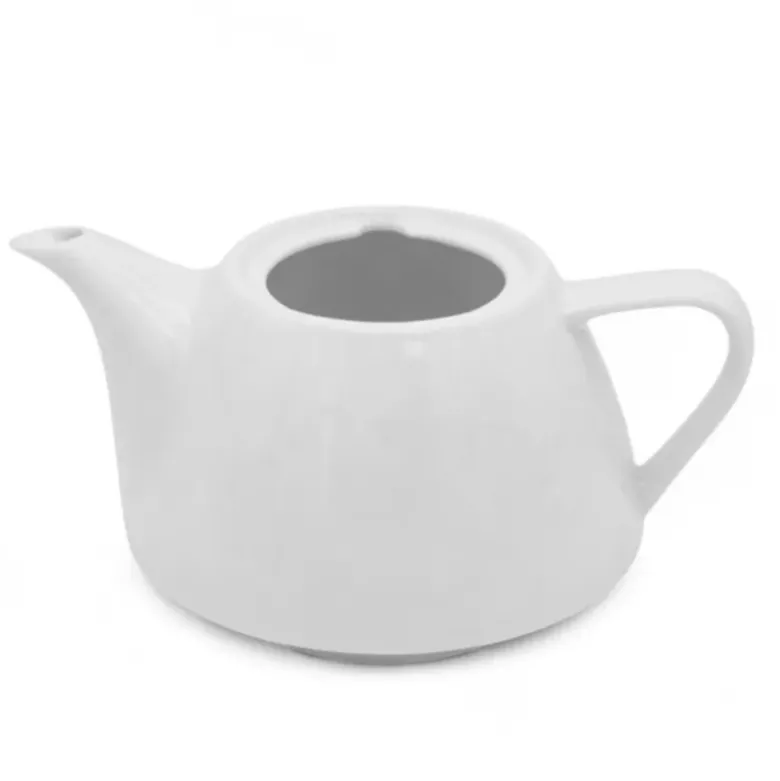 Dzbanek porcelanowy biały imbryk do zaparzania herbaty z Bella Fiore Tragar