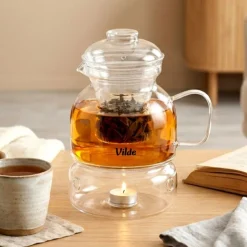 Dzbanek z zaparzaczem do herbaty i naparów ziołowych z pokrywką 1500 ml Vilde