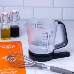 Elektroniczna waga kuchenna z kubkiem pomiarowym 1.5L Kinghoff KH 1829 do 5kg dokładność do 1g