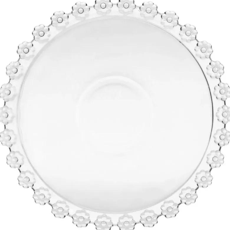 Filiżanka ze spodkiem do kawy i herbaty 200 ml szklana Altom Design Bloom