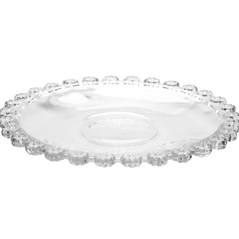 Filiżanka ze spodkiem do kawy i herbaty 200 ml szklana Altom Design Bloom