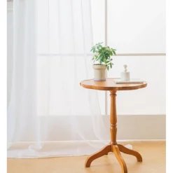 Firana biała gładka 145x250 na taśmie Cotton World