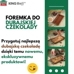 Forma silikonowa do czekolady Dubajskiej 25x13.5 cm Kinghoff 1945