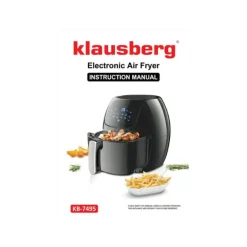 Frytkownica beztłuszczowa wielofunkcyjna Klausberg KB 7495 Air Fryer 7.7L 1800W