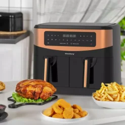 Frytkownica beztłuszczowa z podwójnym koszem 9L Klausberg KB 7589 1750W