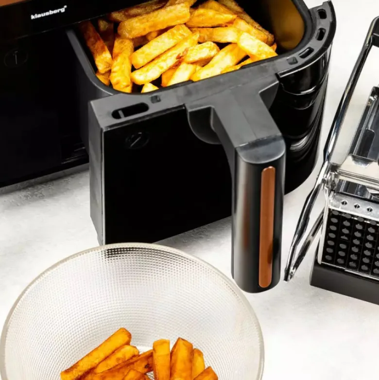 Frytkownica beztłuszczowa z podwójnym koszem 9L Klausberg KB 7589 1750W
