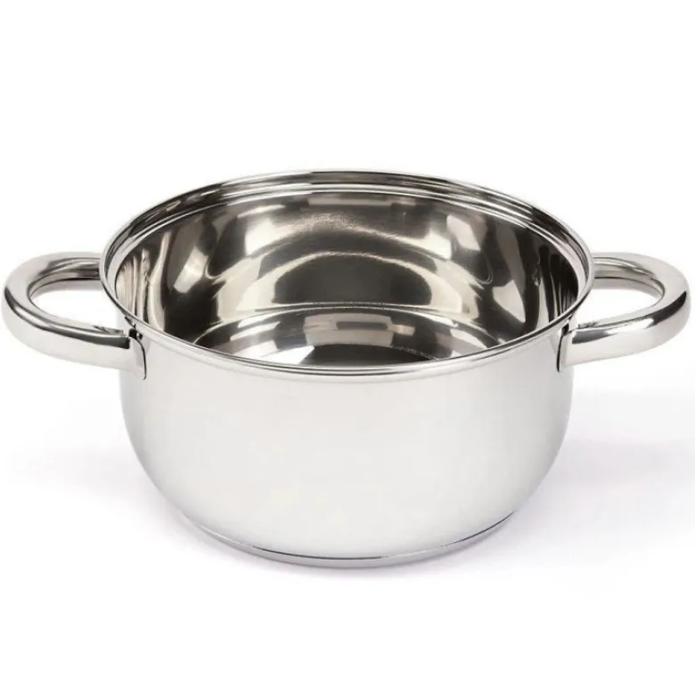 Garnek do gotowania na parze 2.5 l parowar 18 cm stalowy 3 elementy Florina Divapore