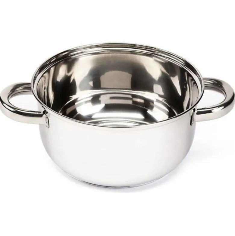 Garnek do gotowania na parze 2.4 l parowar 18 cm stalowy 4 elementy Florina Divapore