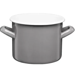 Garnek emaliowany 4.4 L prosty 20 cm Galicja Gordon 29307 szary
