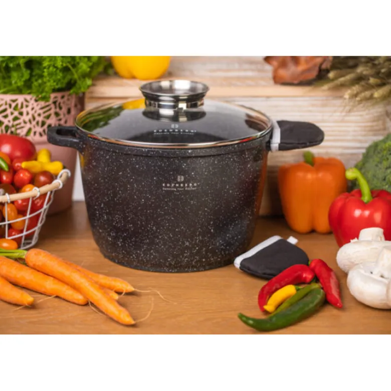 Garnek granitowy 24 cm Edenberg EB 8131 Indukcyjny 6.2 L