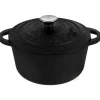 Garnek KingHoff KH 1476 -24 cm żeliwny 4,0 L Ciężki Indukcja Gaz Brytfanna