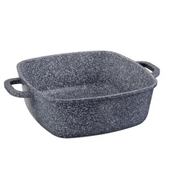 Garnek marmurowy kwadratowy Klausberg KB 7531 Brytfanna 5.5L na indukcje 26 cm