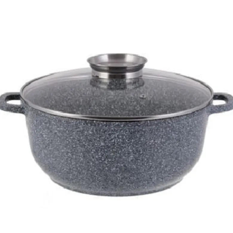 Garnek marmurowy z pokrywką Klausberg KB 7520 2.3L na indukcję 20 cm