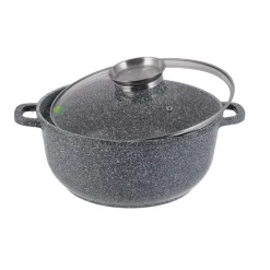 Garnek marmurowy z pokrywką Klausberg KB 7520 2.3L na indukcję 20 cm