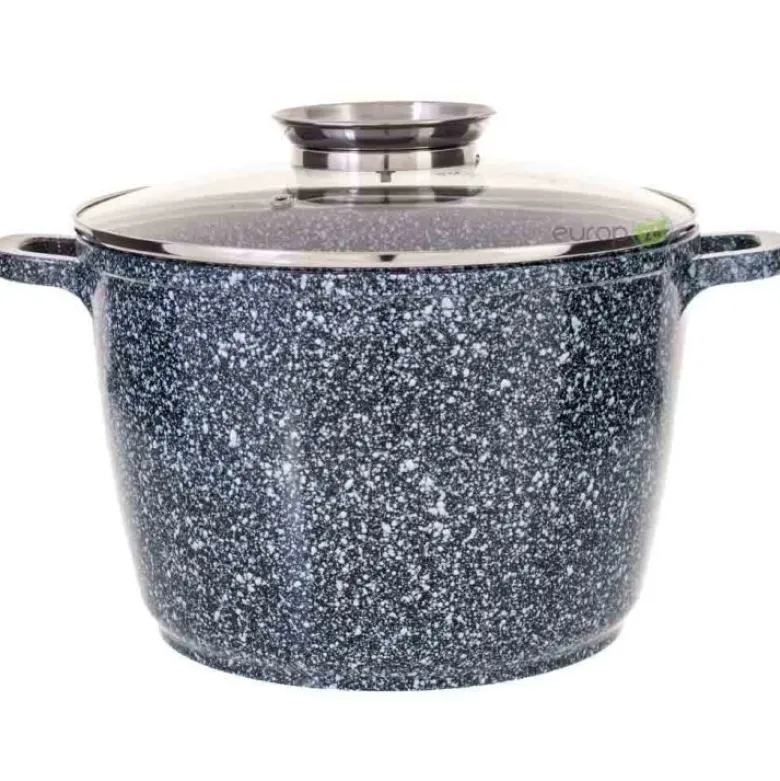 Garnek marmurowy z pokrywką Klausberg KB 7525 6.2L na indukcję 24 cm