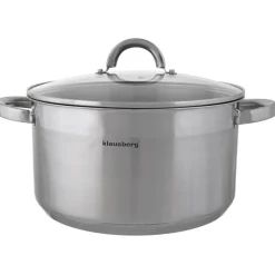Garnek na indukcję Klausberg KB 7130 14 L stalowy z pokrywką, na gaz