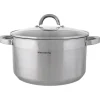 Garnek na indukcję Klausberg KB 7127 7.5 L stalowy z pokrywką, na gaz