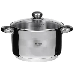 Garnek stalowy z pokrywką Hoffner HF 4463 3.4 L GAZ INDUKCJA