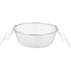 Garnek tradycyjny do smażenia frytek 24 cm z koszykiem stalowym i pokrywką 4L KingHoff