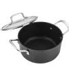 Garnek z pokrywką na indukcję i gaz Florina Stix 2,5 l średnica 20 cm czarny