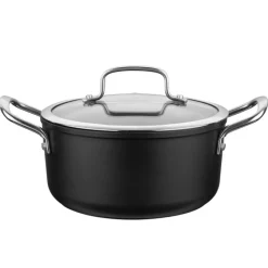 Garnek z pokrywką na indukcję i gaz Florina Stix 2,5 l średnica 20 cm czarny