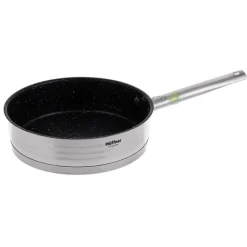 Garnki stalowe Hoffner Elegance HF 9936 12 elementowy zestaw garnków z patelnią Indukcja Gaz