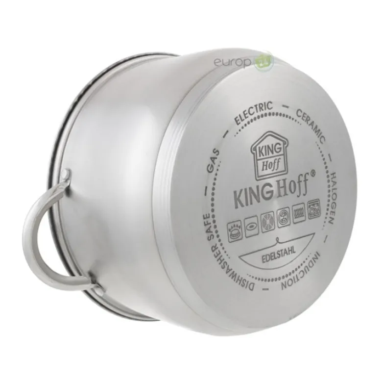 Garnki stalowe KingHoff KH 4450 zestaw indukcja