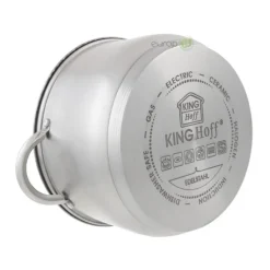 Garnki stalowe KingHoff KH 4446 zestaw garnków indukcja